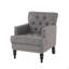 Fauteuil club capitonné