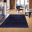Geometric Area Rug in Navy Blue