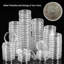 60PC 40MM Transparent