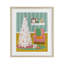 Arbre de Noël rose, reproduction intérieure encadrée sous verre, design par Jilly Jack Designs-117115126-117115129