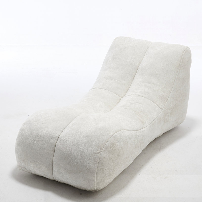 Creative bean bag sofa with High-quality Sponge, White