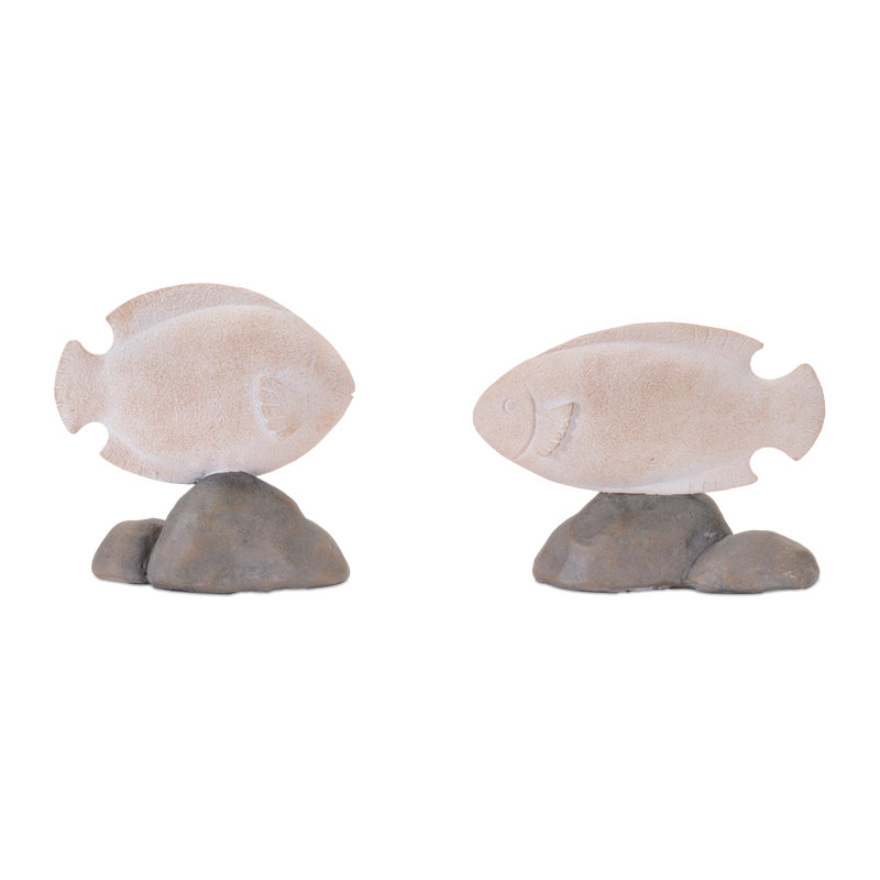 Poisson sur rocher (ensemble de 4)