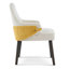 Ensemble de 2 chaises de salle à manger d'intérieur en tissu-1186811601