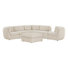 Upholstered 6-piece Modular Sectional Sofa With Ottoman