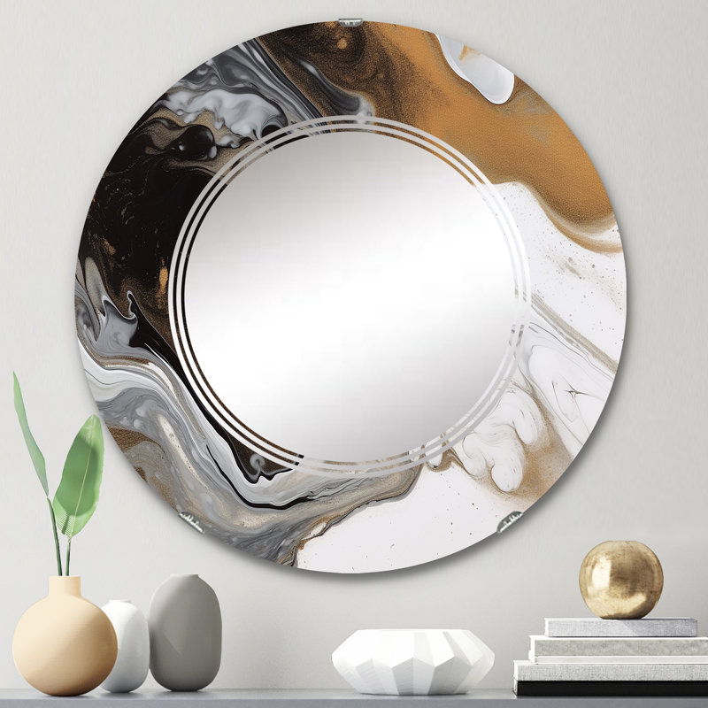 Miroir mural Neppur, 24 po x 24 po