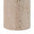 Accent Table Travertine Stone Iron Modern for Living Room Bedroom Office - 22" Ivory & Tan-1219376024