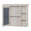 Armoire à pharmacie murale moderne avec porte miroir et 6 tablettes ouvertes Modern-328592897