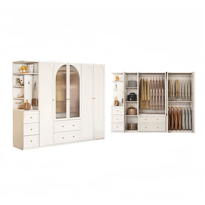 Garde-robe de luxe simple et légère