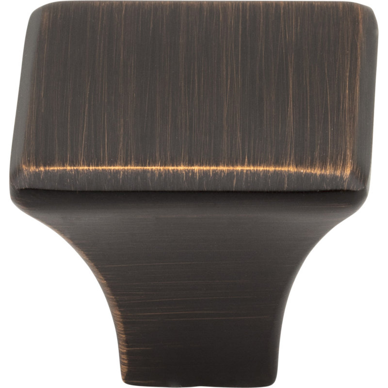 Marlo Square Knob, Brushed Oil Rubbed Bronze, 1 1/4″