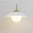 Dome Wall Sconce with Milk Glass Globe