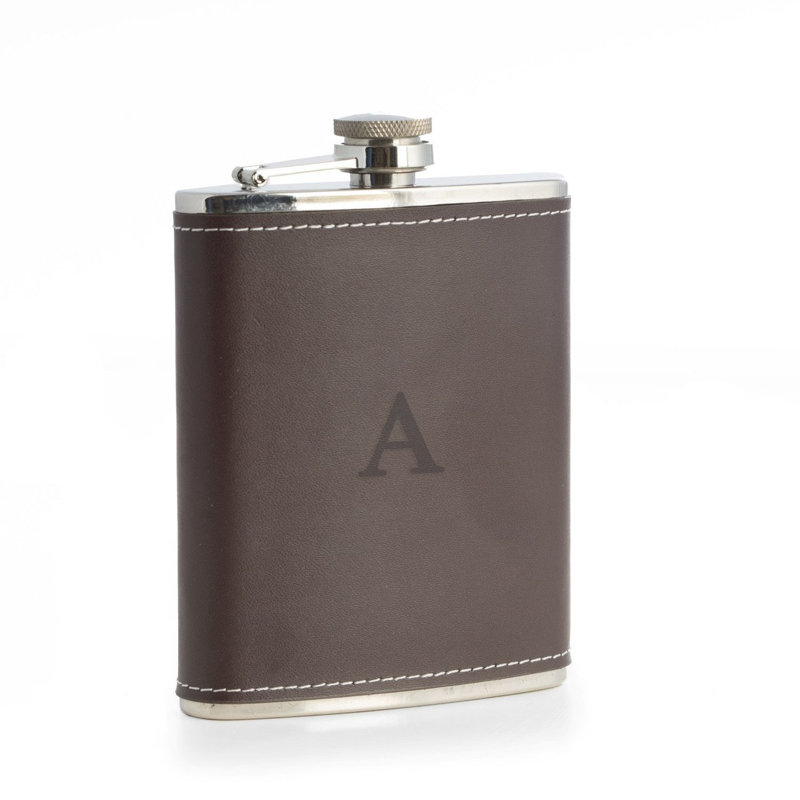 Hofstetter Stainless Steel Flask, Brown