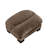 Flora Ottoman Chenille - Brown-1104093197