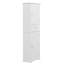 Tall Bathroom Storage Cabinet, Freestanding Storage Cabinet With Drawer And Adjustable Shelf, MDF Board With Painted Finish-498226580