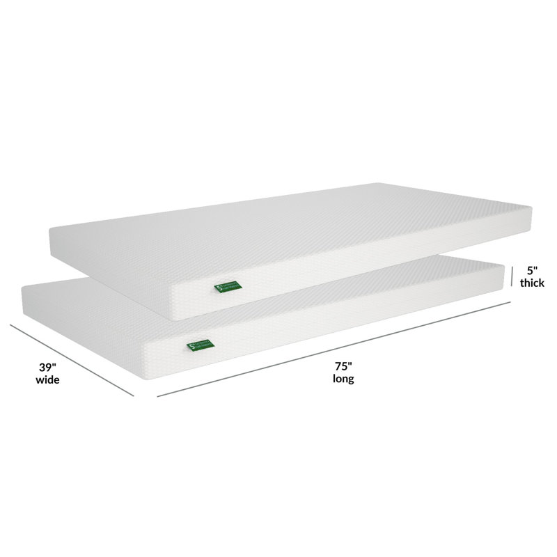 Aiyana White Noise 5" Memory Foam Mattress