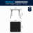 Foldable Card Table with Vinyl Table Top - Portable Game Table