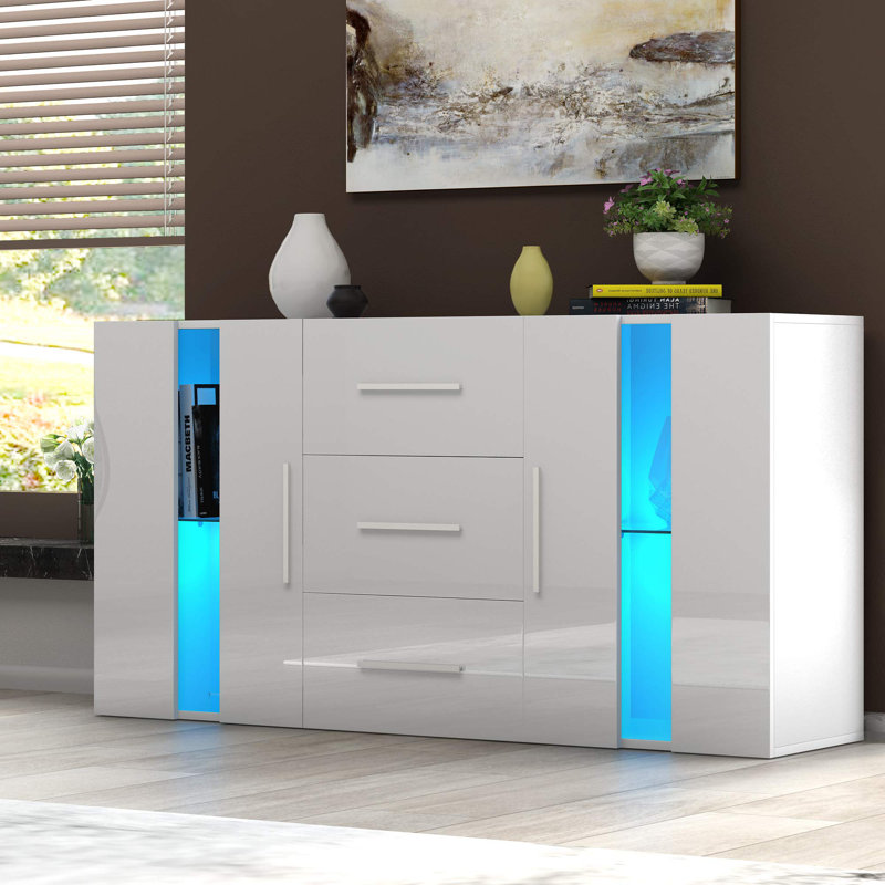 Bolyea 135cm Sideboard, White