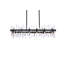 Marlow 24 - Light Kitchen Island Square / Rectangle Chandelier with Crystal Accents-995456736