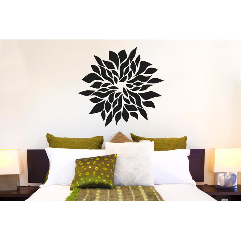 Plants & Flowers Wall Decal, Black