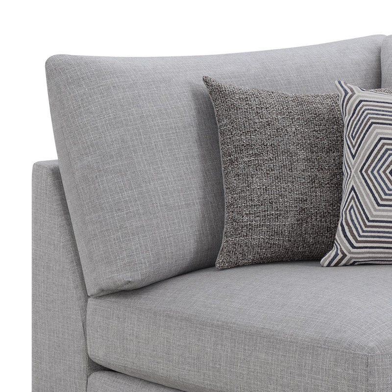 Upholstered Corner Grey