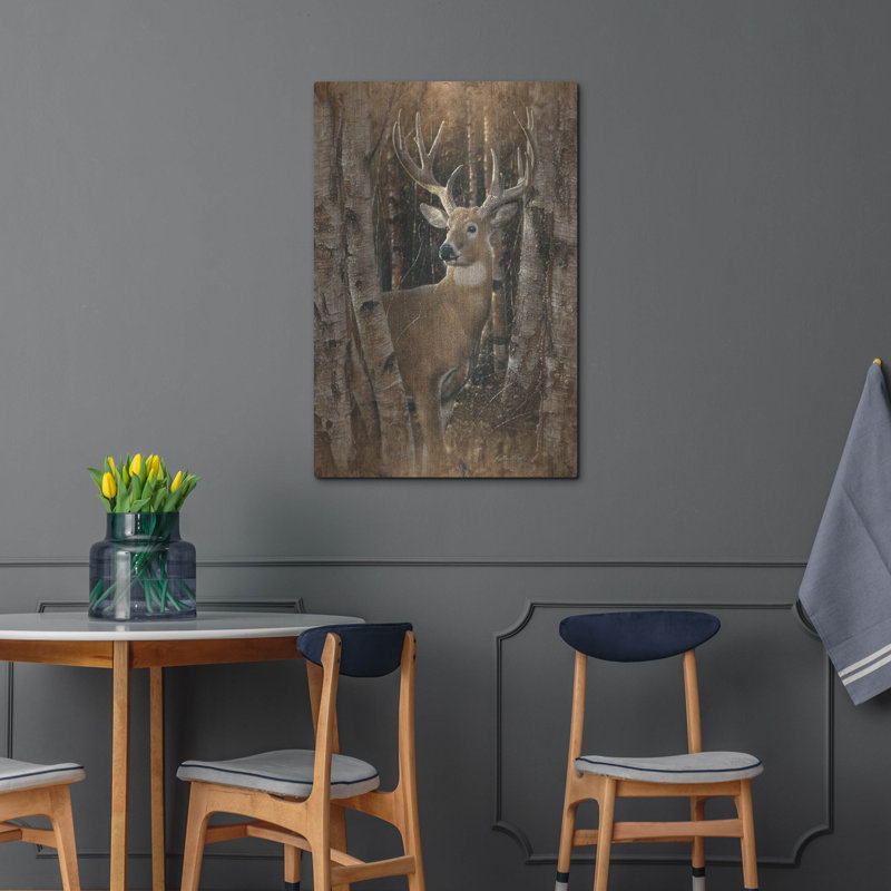 «Birchwood Buck» par Collin Bogle, H 36 po x l 24 po