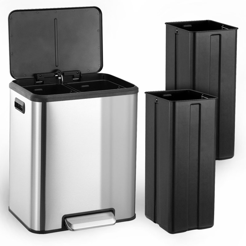 Stainless Steel Recycling Bin