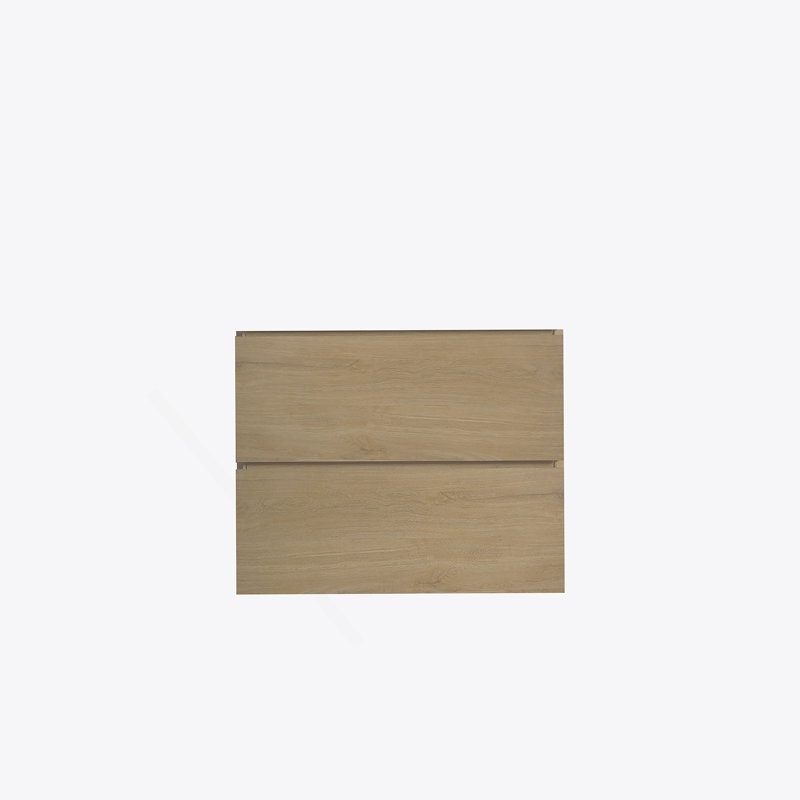 Armoire murale sans lavabo, couleur chêne naturel, avec deux tiroirs, H 20,5 po x l 23,8 po x P 17,9 po