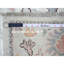 Tapis oriental noué à la main 3 pi x 4 pi 9 po, teinture naturelle, 100% laine, angus afghan Oushak avec motif de feuilles colorées