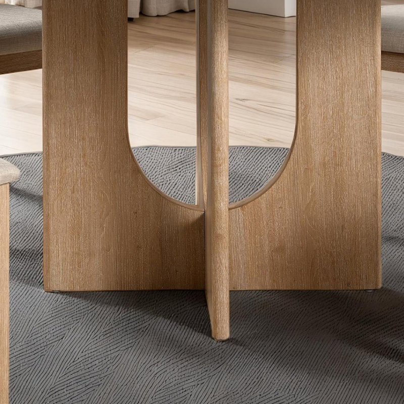 Table de salle à manger Classic Classic 1pc, H 30 po x L 47,3 po x l 47,3 po, Naturel