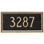 Verona 1-Line Wall Address Plaque-1017388489