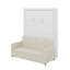 Lit escamotable double avec coussin-1491497976