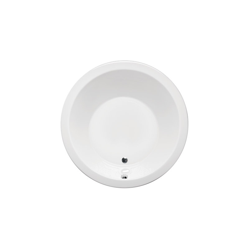 Morro 69" x 69" Drop In Combination Acrylic Bathtub, White