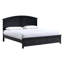 Grand lit Hammond (matelas non inclus), noir-129444180