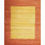 Plateau Hand Knotted Wool Geometric Area Rug in Red/Yellow-50191406