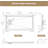 60" L x 32" W Acrylic Shower Base with Left Drain, Single Threshold Rectangular Shower Pan, White, Slip-Resistant Floor-126250660