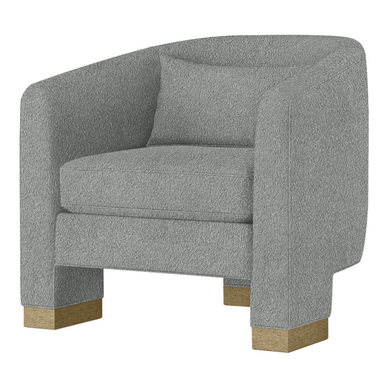 Admiral Barrel Chair, Dune, Rise Smoke (Performance fabric) 1357-93