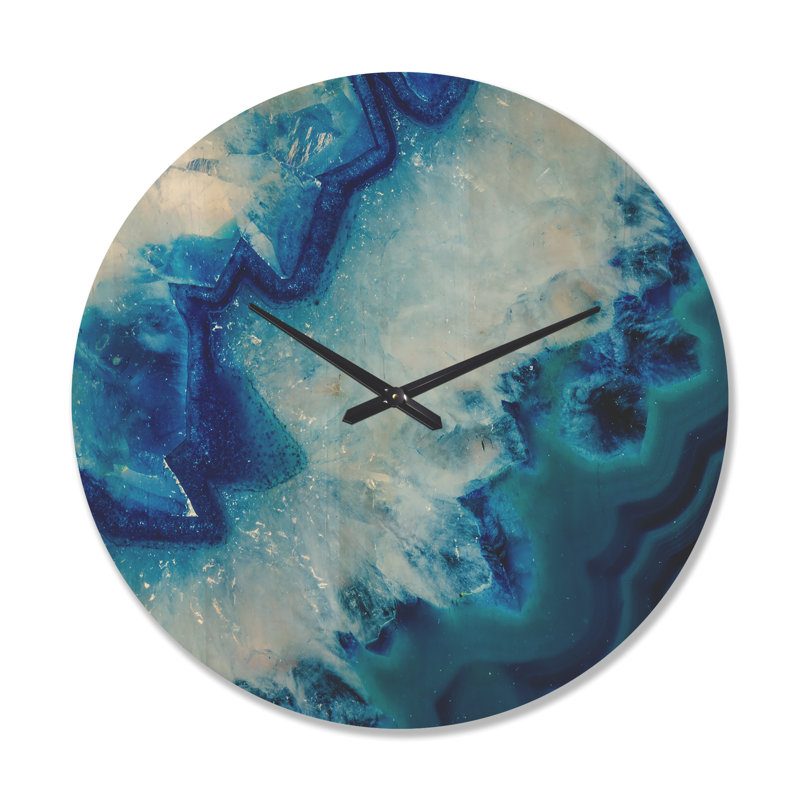 Horloge murale Geode Slice Macro, Grand
