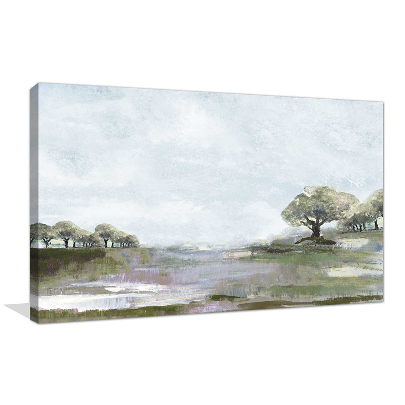 " Rusty Blue Sky " Painting Print, 40" W x 24" H, Wrapped Canvas