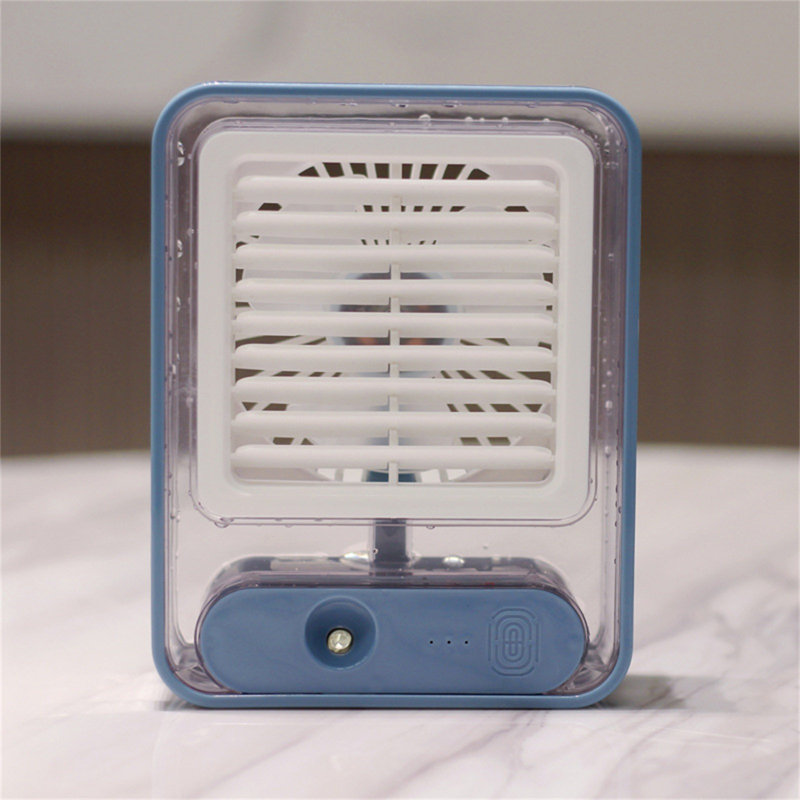 Mini ventilateur ventilateur de bureau USB / USB, Bleu