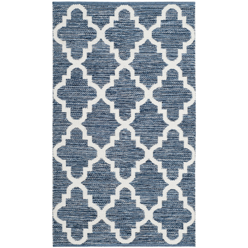 Tapis géométrique tissé à la main Eliana, Rectangulaire 3 pi x 5 pi