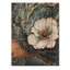 Émeraude sérénade de fleurs d'anémone III - coquelicots, décoration murale sur bois de pin naturel-947242216