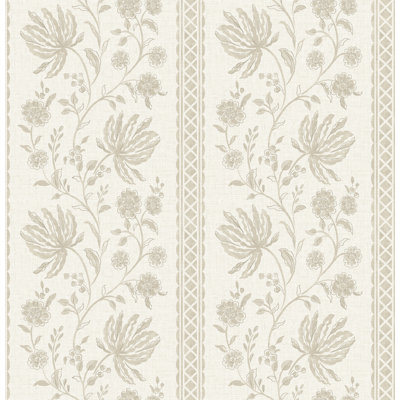 Papier peint à rayures Edgemoor Jacobean
