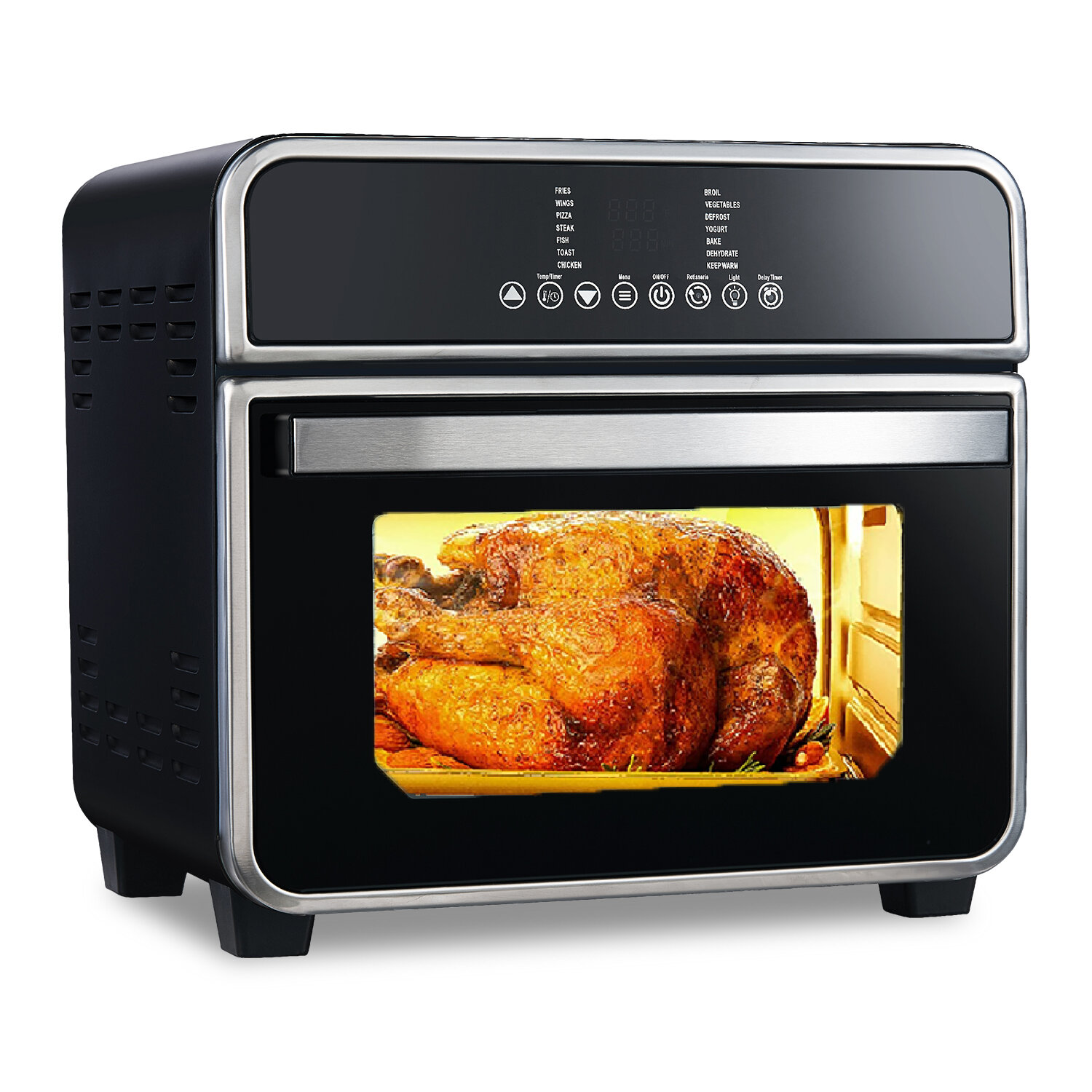 air fryer microwave rotisserie combo