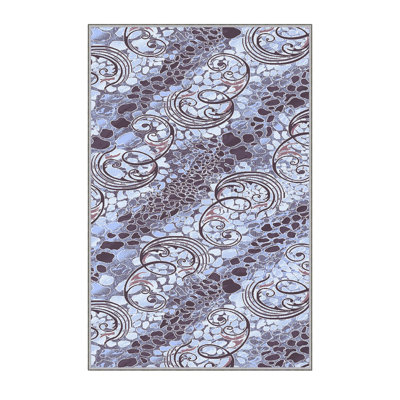Antibacterial Hall Carpet, 3D Digital Printed, 3.3 x 4.9 ft | 100% Polyester, 0.3 in Pile Height, Non-Slip Underside, Machine Washable, Durable & Easy Care | Perfect for Living Room, Entryway & Home Décor