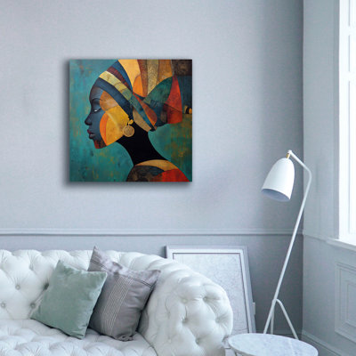  'Soulful Whisper' by Rich Monet Canvas Wall Art, 37" x 37"