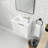 Didio 22.06'' Single Bathroom Vanity with Ceramic Top-1380765884