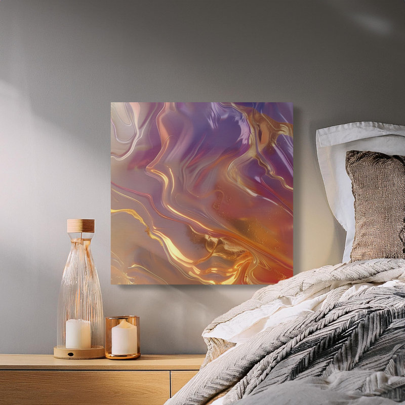 Akur No Frame Print on Canvas, 25.4 cm H  x 25.4 cm W