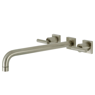 Manhattan Double Handle Wall Mounted Roman Tub Faucet