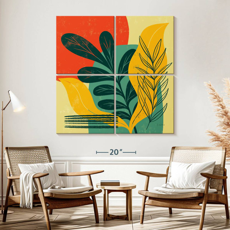 Harnek Mid-Century moderne III, H 57 po x l 57 po