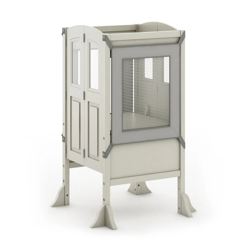Marchepied pliable pour enfant Martha Stewart, Taupe