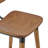 Vega Stool With Matte Black Steel Frames And Walnut Stained Wood - Set Of 1-2132119029